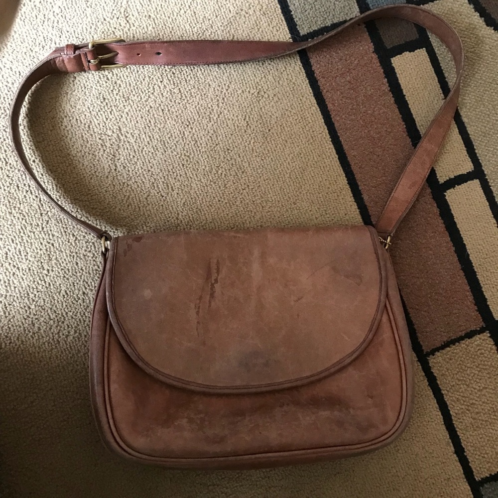 Leather Coach Bag